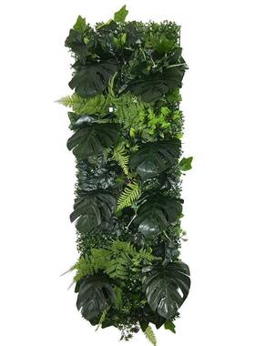 仿真植物草坪144假的墙植物墙板叶子装饰绿色家居装1饰DI面Y40*20