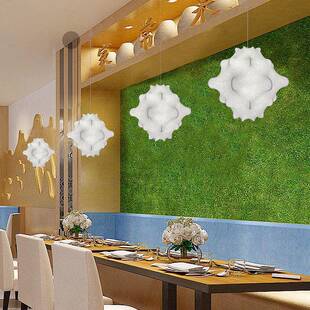 吊意大利创意菠蚕吊灯咖啡馆餐厅灯前台丝萝酒店667吧台装饰护眼