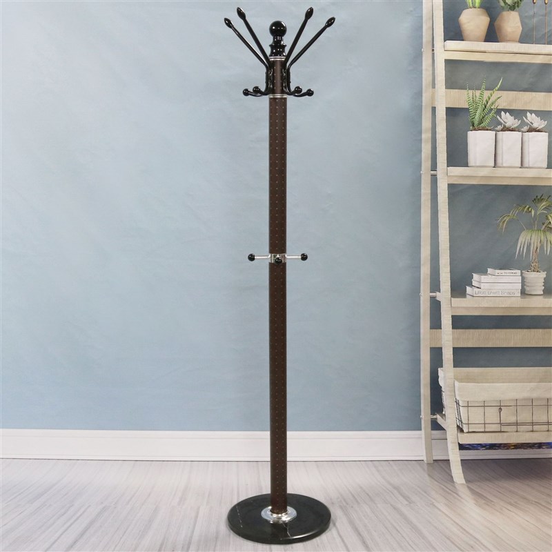 盘落地式支架挂衣架立式铁艺家用简易衣帽架厂家直销现货衣架子。
