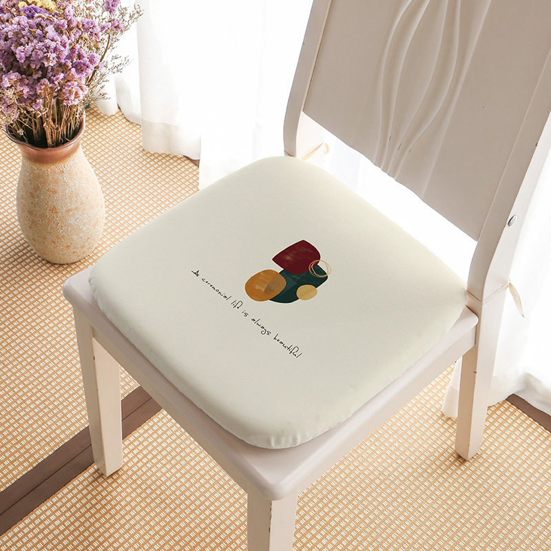 坐垫办公室久坐不累餐桌椅垫记忆棉屁垫木椅凳子垫子家用防滑座垫