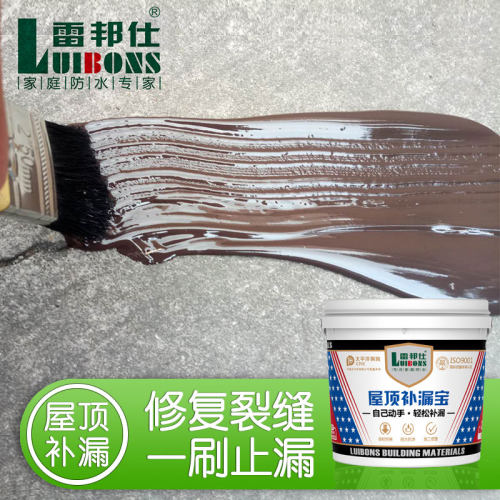 雷邦仕屋顶防水补漏材料聚氨酯裂缝平房沥青王防水胶涂料房顶楼顶