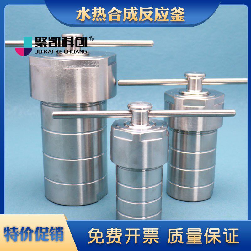 水热合成反应釜 不锈钢釜身 聚乙烯四氟内衬 25ml 50ml 100ml 不