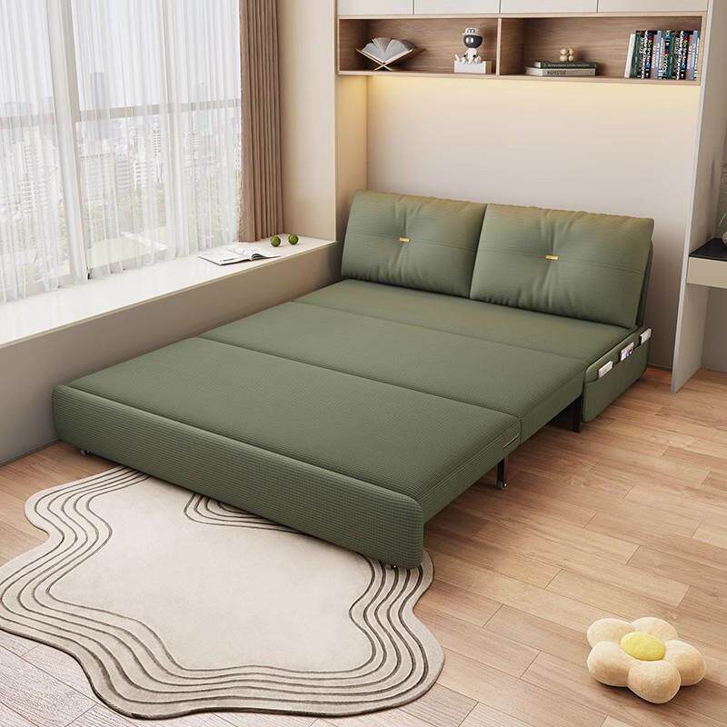 沙发床折叠两发用可小户型985客单厅双人网红款阳台伸缩沙床