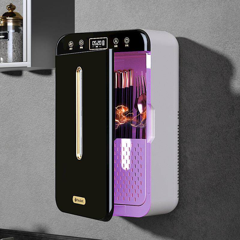 可筷子消毒机壁挂厨子勺子收纳盒高HCZ档家房用消毒筷烘干一体筷