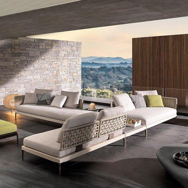 户外花园阳台北欧轻奢北欧绳编沙发组合室外民宿藤家具别墅藤沙发,住宅家具,藤/竹沙发,淘宝优惠券,粉丝福利购,淘宝优惠卷