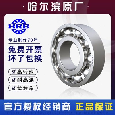 HRB哈尔滨轴承 RZ Z 6307 6308 6309 6310 6311 6312 6313 2RZ ZZ