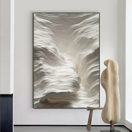 视觉感官现代极简抽象艺术装饰画走廊过道壁画大幅客厅挂画落地画