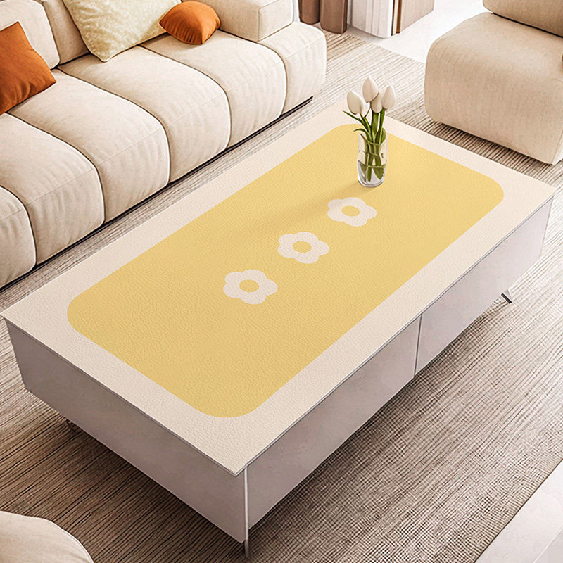 茶几垫桌垫轻奢高级感2023年新款矽胶防油防水桌布免洗防烫pvc