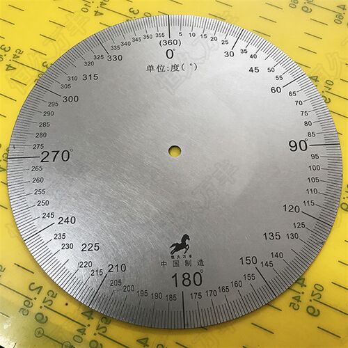 刻度盘通用圆圈B0盘不锈钢圆形工具尺160x6x2 测0量2直销