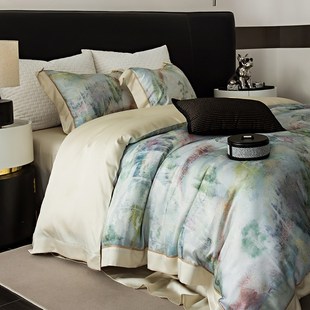 裸睡床品1.8 印花被套床单式 LEO天丝棉印花四件套 轻奢柔软数码