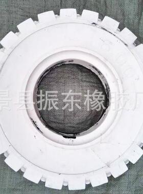 车耐磨橡胶轮胎6IZX00轮-9叉A川实心轮胎耐磨叉黎车胎隧道车用胎