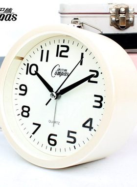 康巴丝静音床头学生用夜灯电子个性儿童卡通时钟多功能闹铃小闹钟