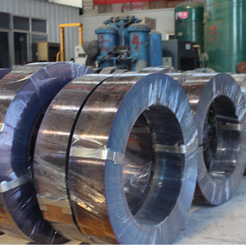 退火带热处理弹簧带钢抛光钢带沾火50钢65Mn40Mn冷轧带钢淬火带钢