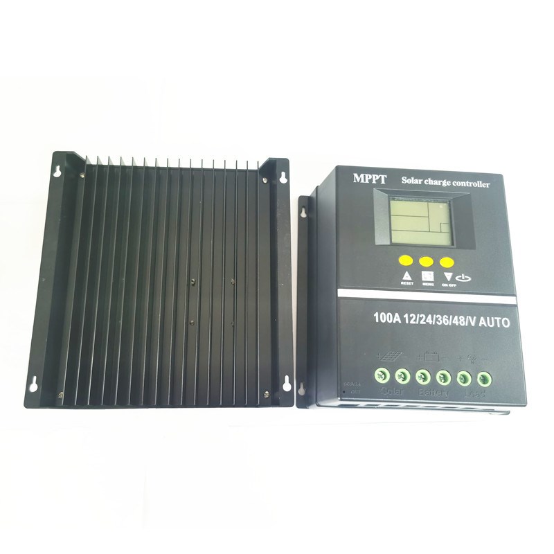 MPPT 12/24/36/48V 50A 60A 80A 1K00A 太阳能控制器带LCD显示屏