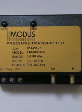 压力传感器T10-08P-X-O WDBT1008PXO TM21差压变送器郑纺机梳棉机