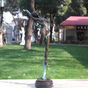 全铜雕塑舞姿舞蹈创意家居装饰品电视酒柜玄关展示架办公室摆件