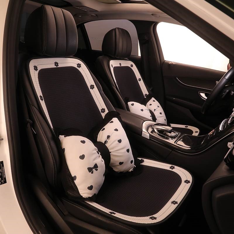 新款汽车坐垫四季通用女士座垫椅套五座小车座椅套车载.女神座椅