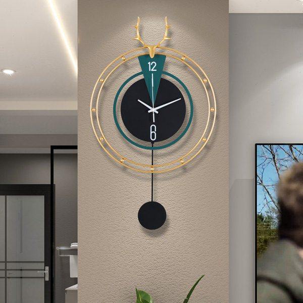 时钟挂钟客厅极简艺术装饰挂墙石英钟免打孔时尚创意高档家用钟表,家居饰品,挂钟,淘宝优惠券,粉丝福利购,淘宝优惠卷