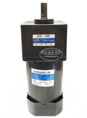 200W交流 380V 松冈传动 6IK200GN-YF 三相电机/齿轮减速 6GN-30K