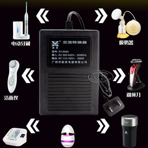 0Y-203A 2002变压器2W0 V转11X伏电压转换器进口电器转压插座