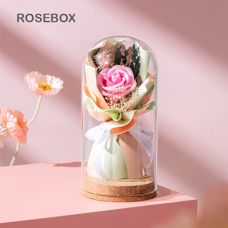 永生花向日葵玫瑰干花束康乃馨送女生朋友闺蜜妈妈生日礼物母亲节