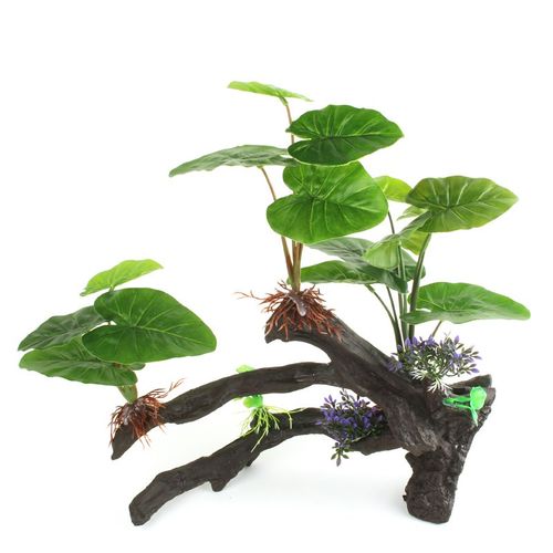 鱼缸大沉木大号造景木水沉木树根仿真沉木组合造景装饰品套餐