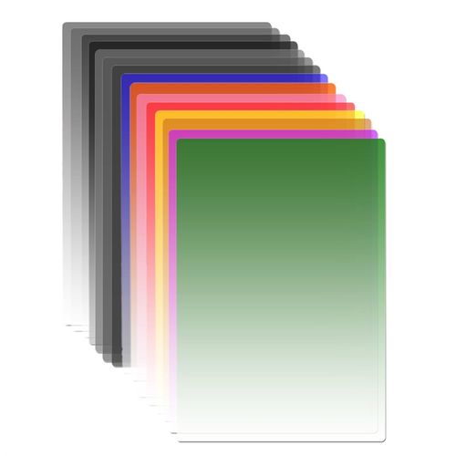 卓美Z系列100mm方形渐变镜全灰ND2/4/8/16减光镜软渐变蓝/橙/红/