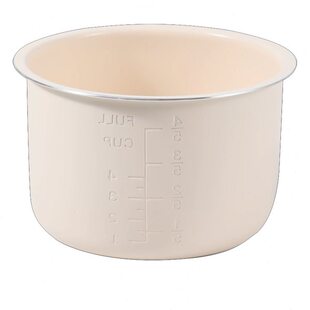 电压力锅专用内胆萨美特2L黄晶内胆麦饭石陶瓷釉内胆陶晶搪瓷胆