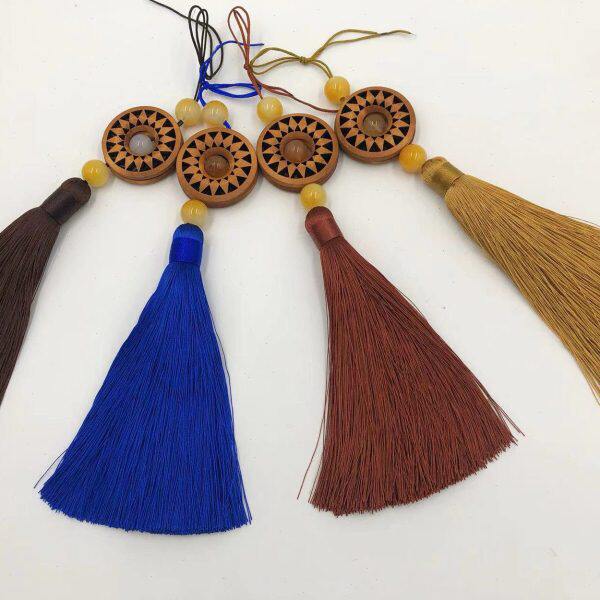 精美人造丝窗帘装饰吊穗流苏幔头桌旗靠垫抱枕吊球中国风饰品