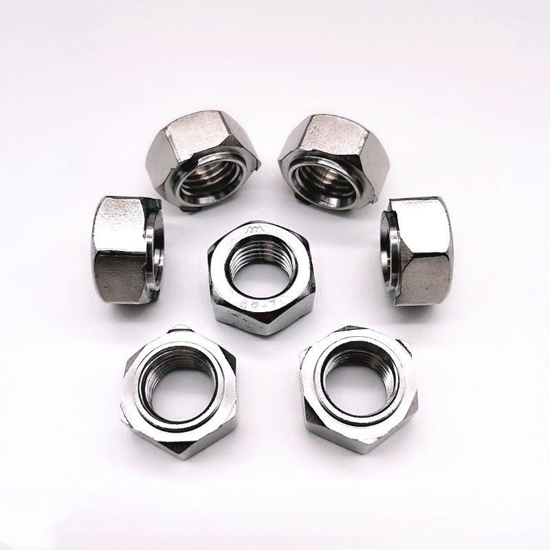 304 DIN929六角细牙焊接螺母有无焊点GB13D681 M10M12M14M16M18M2