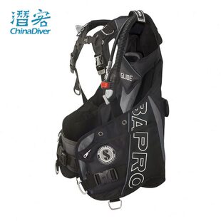 美国 潜水BCD水肺浮力控制器深潜舒适前置可调式 Scubapro Glide