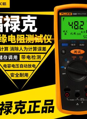 兆欧表2500v福禄克绝缘测试仪f1503手持F1508数字摇表电阻检测仪