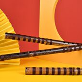 筠屹专业级洞箫紫竹精品洞萧六八孔一节高档演奏级潇高级民族乐器