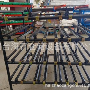 流利条货架多层组合精益管置物架车间先进先出线棒展示架流利货架