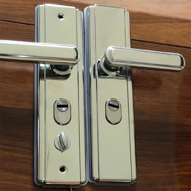 多功能不锈钢防盗门把手加厚入户大门锁外门家用防撬门.通用型拉