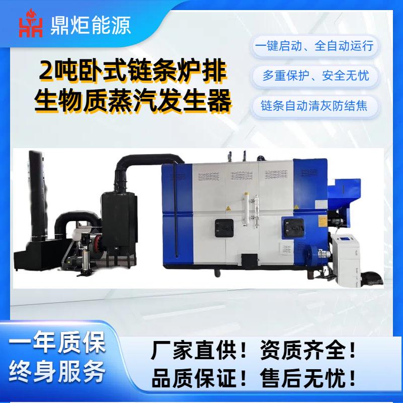 大型链条炉排生物质颗粒蒸汽发生器自动清灰防结焦浆纱洗涤食品用