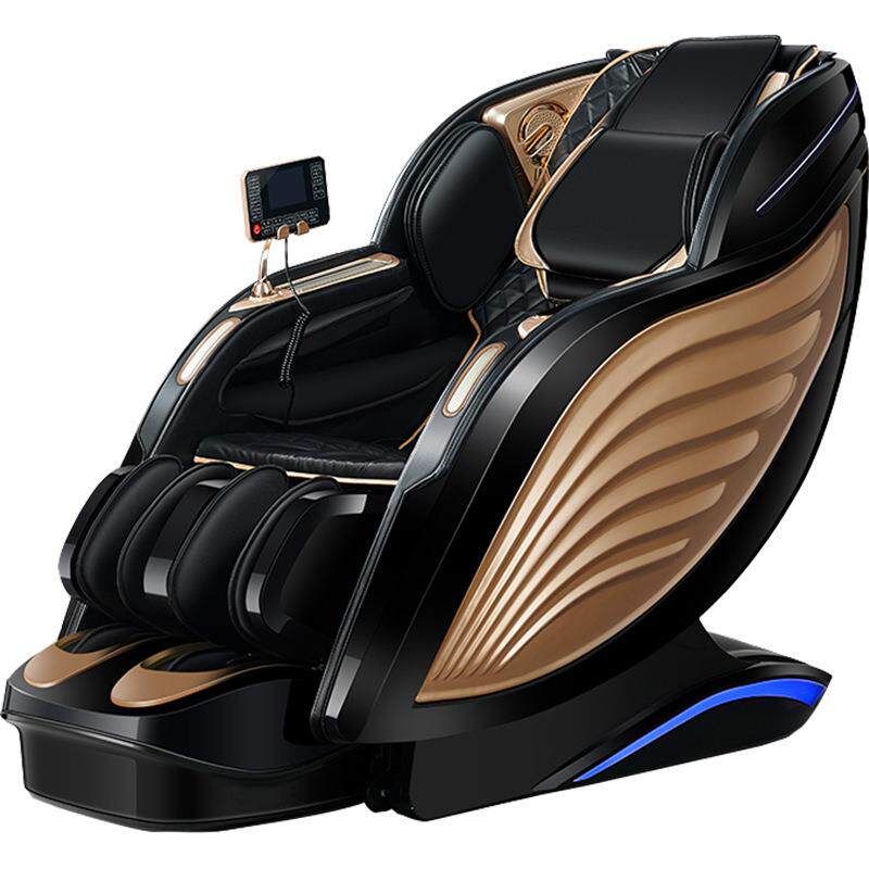 豪华智能4D按摩椅黑金烤漆工艺SL轨机械手大型礼品出口