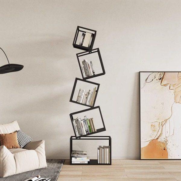 书架置物架客厅摆件网红落地大型轻奢风高档艺术高级感家居装饰品,家居饰品,落地摆件,淘宝优惠券,粉丝福利购,淘宝优惠卷