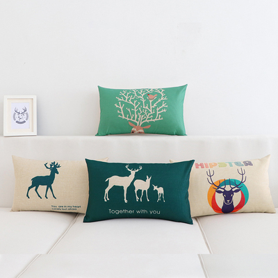 腰枕长方形抱枕靠垫座椅子办公室腰靠护腰垫棉麻简约长条靠背家用