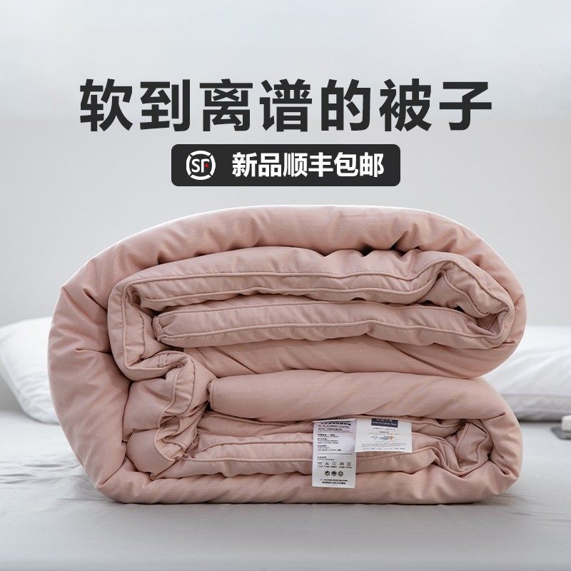 超柔软糯A类 棉被冬被加厚保暖单人双人宿舍春秋冬天丝棉被子被芯