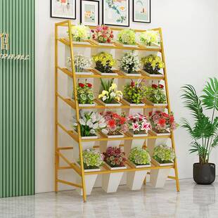 店花架花花展示铁艺鲜梯形架多层摆放架室内醒花桶置物ETD架子花