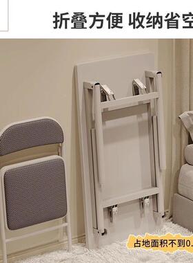 免安装折叠桌子电脑桌学简习书桌出小型卧室培训WNZ租房易户餐桌