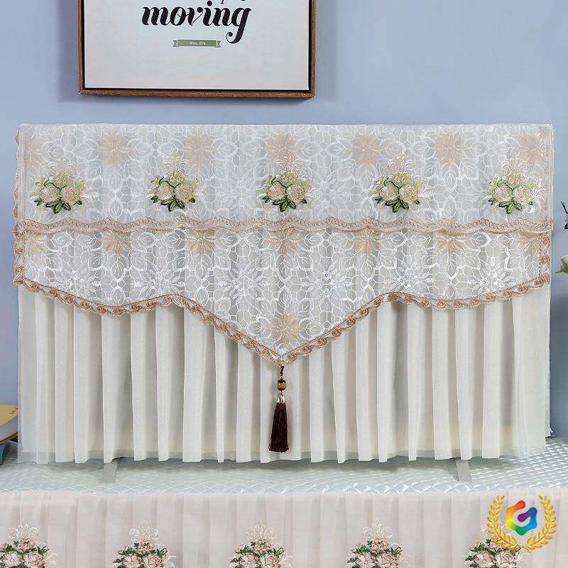 电视机防尘罩2025年新款轻奢电Fh($%pd$视剧ǒ罩75寸65寸85视电柜