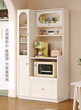 实木边房柜厨WNX高柜储物柜小户型客厅收纳柜简约沙发边柜咖餐机