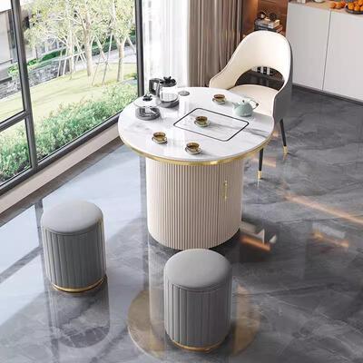 批移动阳台小茶台轻奢茶用车小烧ZCC型岩板桌家椅水壶一体2025新