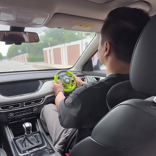 车载哄娃神器！仿真方向盘玩具