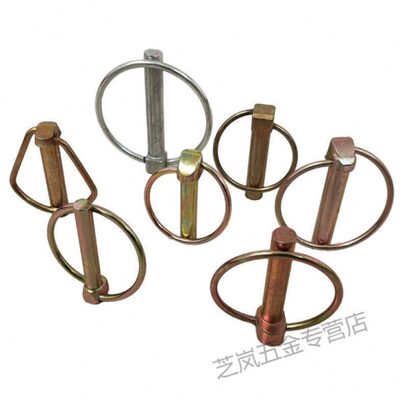 锁销环形O型销din11023安全销保险销弹簧销卡销定位插销m4.5-m15