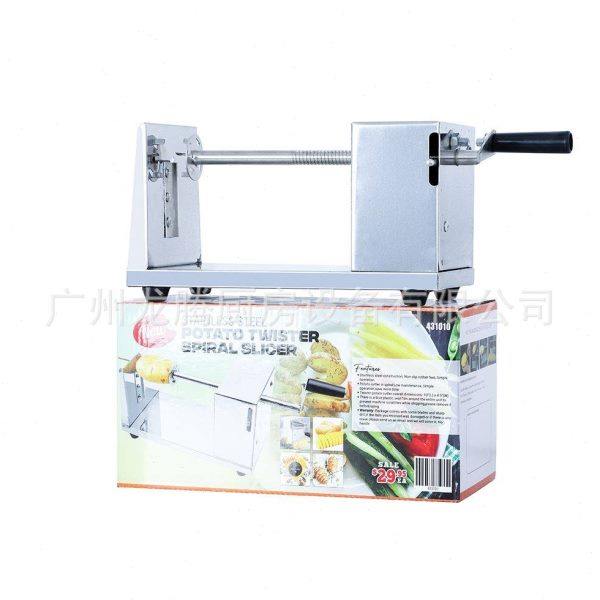 薯塔机商用全套旋风土豆机螺旋串家用旋切手动龙卷风土豆塔旋转机