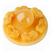 黄玉貔貅摆件貔貅家居工艺品摆设玉器工艺品