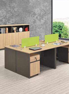 现办公室屏式风组职员办公桌合桌子简约BS-45代板单人家用电脑桌